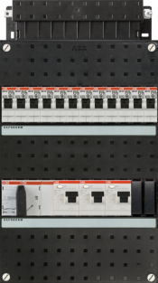 ABB Groepenkast 3 fase met 12 groepen en montage